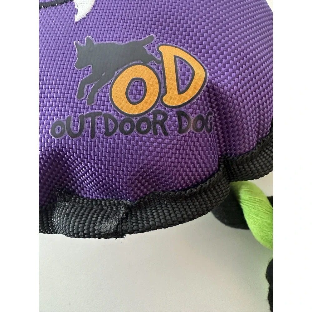 New afp All For Paws Halloween Dog Toy Bat with Rope Squeaker Push Outdoor‎